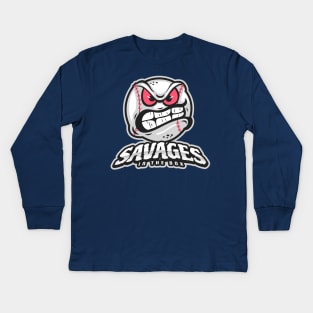 Savages In The Box Kids Long Sleeve T-Shirt